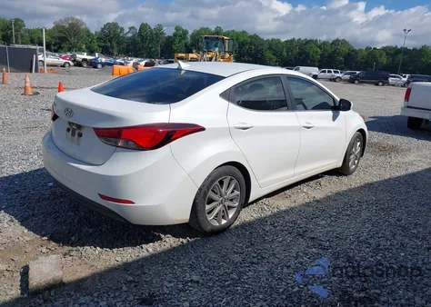 2015 Hyundai Elantra Se из США, поврежденный, VIN 5NPDH4AE2FH613051